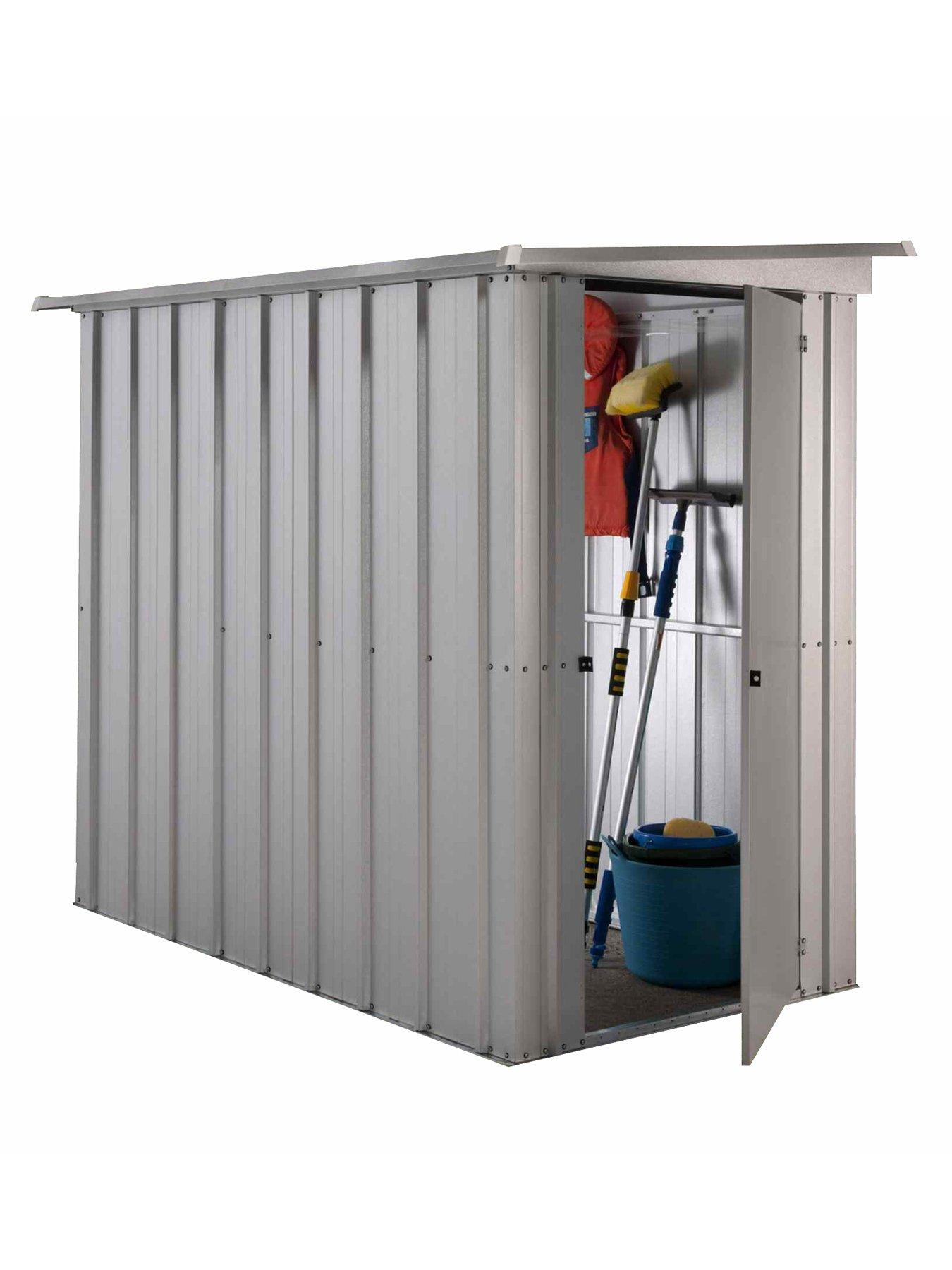  image of yardmaster-39-x-52ft-single-door-metal-pent-roof-shed
