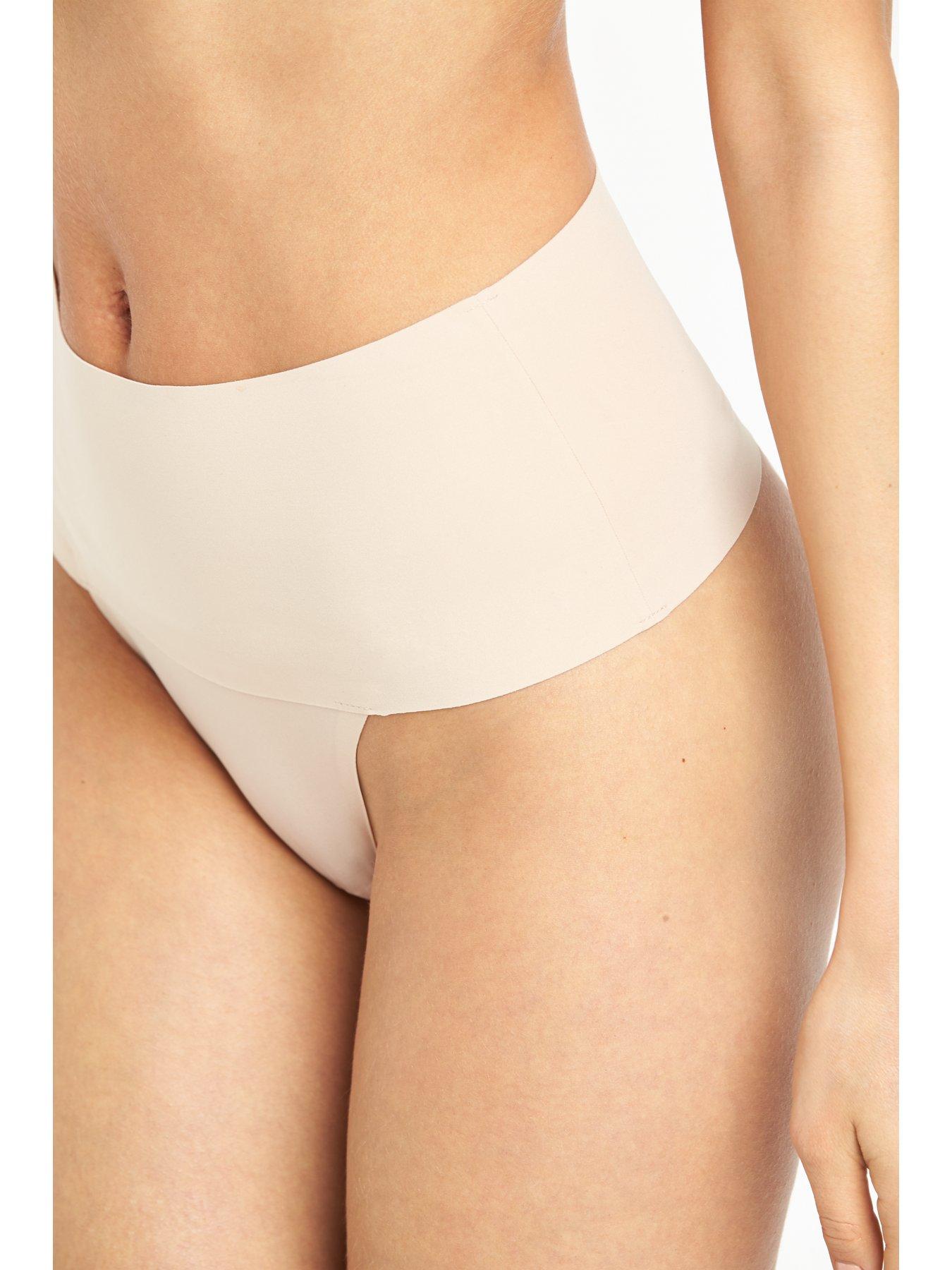 Image 3 of 3 of Spanx Undie-Textable Light Control Thong - Soft Nude