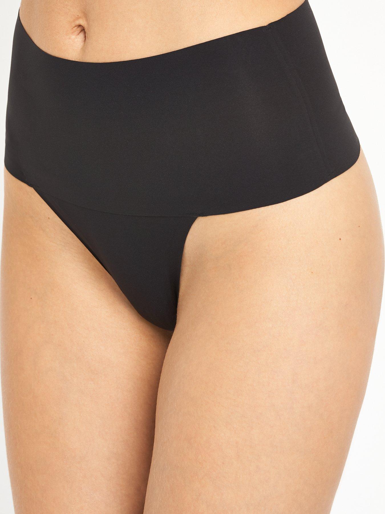 Spanx Suit Your Fancy High-Waisted Thong - Nude