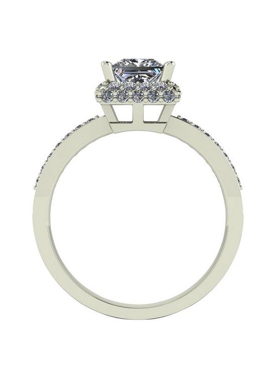 stillFront image of moissanite-9ct-gold-155-carat-square-solitaire-moissanite-ring