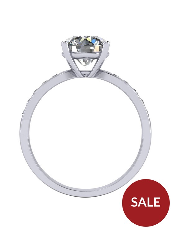 stillFront image of moissanite-platinum-23-carat-solitaire-moissanite-ring-with-stone-set-shoulders
