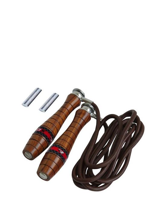 front image of rdx-pro-leather-skipping-jump-rope