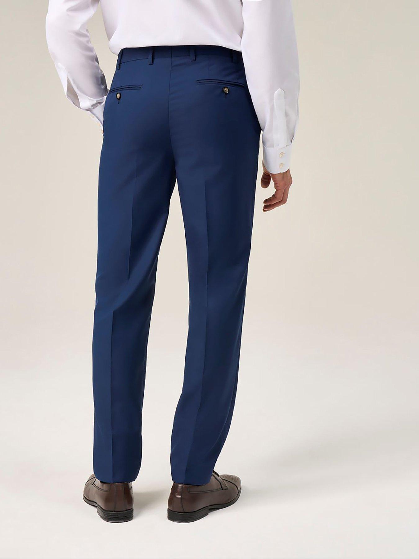 Image 2 of 3 of Skopes Joss Tailored Fit Trousers - Blue