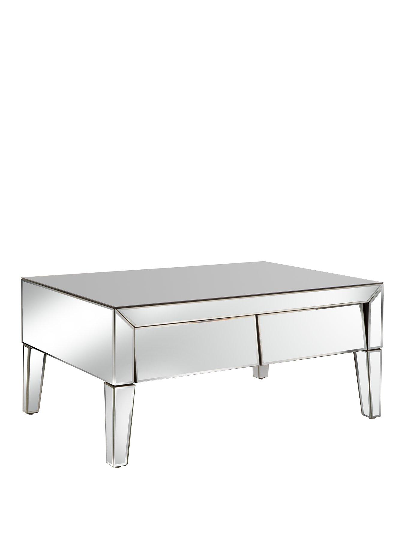 Monte carlo mirrored console outlet table