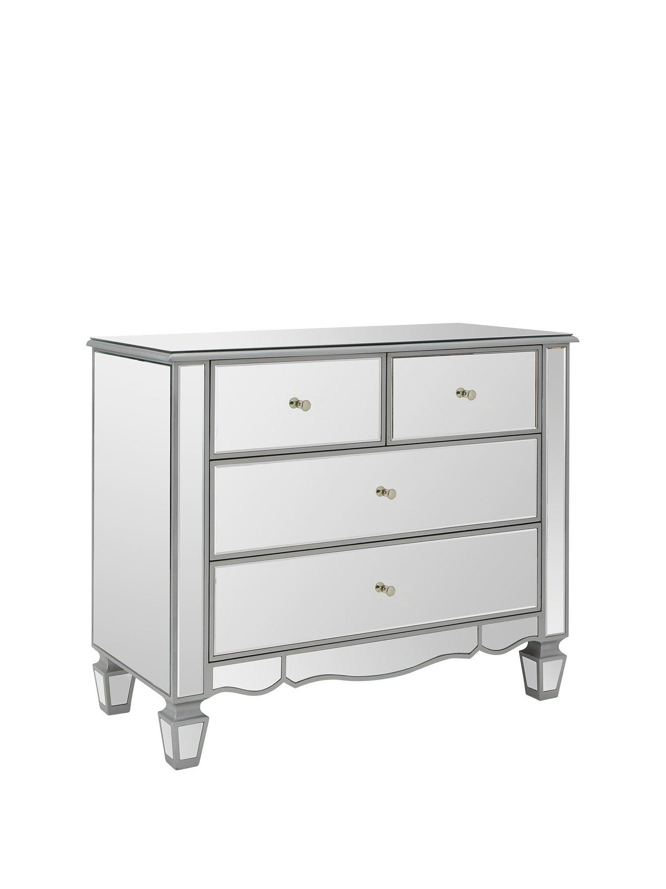 Mirage Mirrored 2 2 Drawer Chest Littlewoods Com