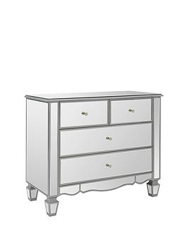 Very Mirage Mirrored 2 + 2 Drawer Chest Picture