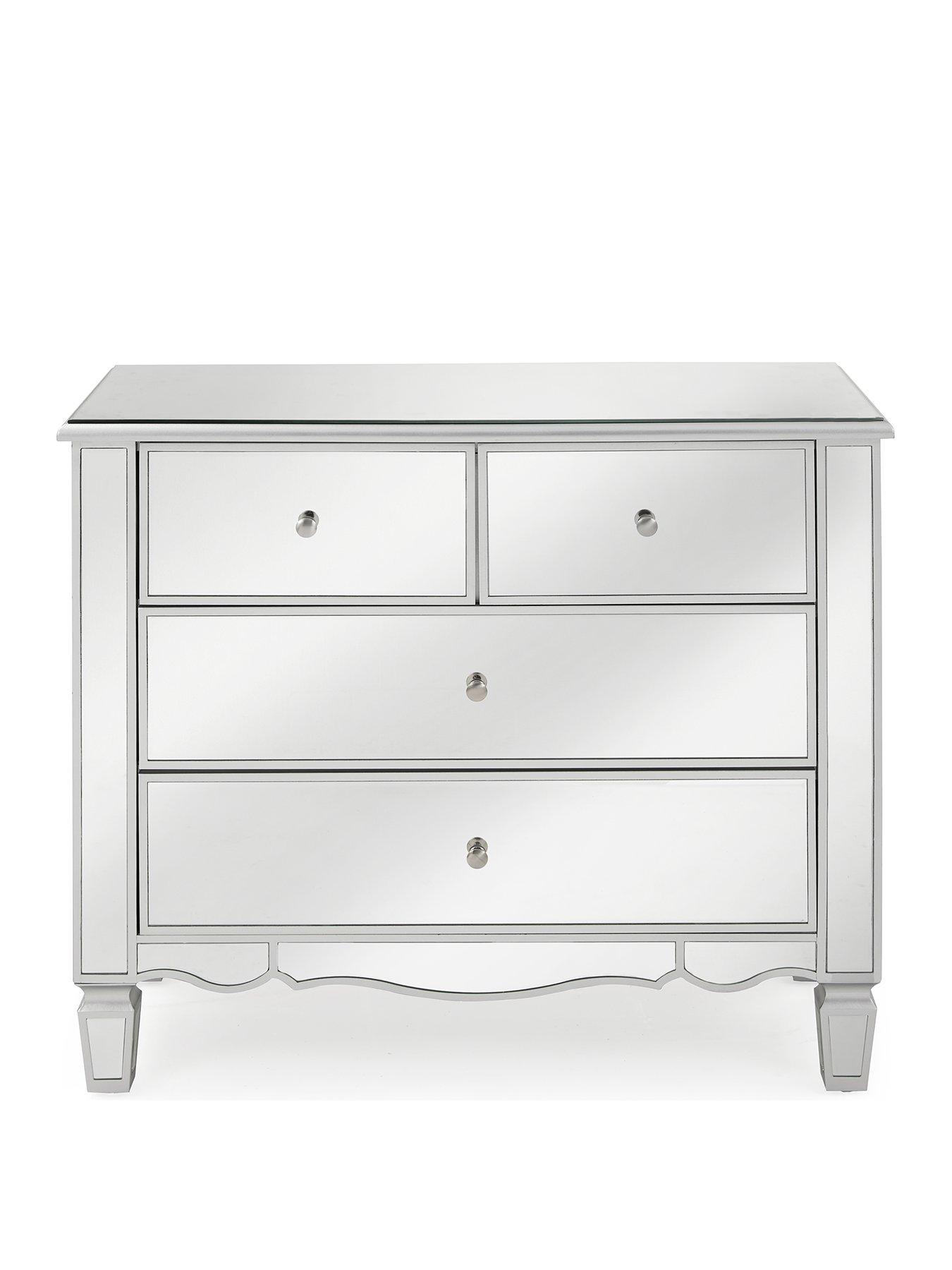 Image 2 of 7 of Very Home Mirage&nbsp;Mirrored 2 + 2 Drawer Chest&nbsp;- FSC&reg; Certified