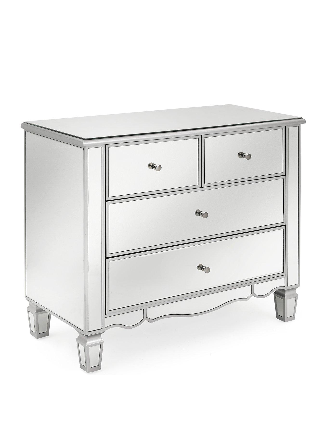 Image 3 of 7 of Very Home Mirage&nbsp;Mirrored 2 + 2 Drawer Chest&nbsp;- FSC&reg; Certified