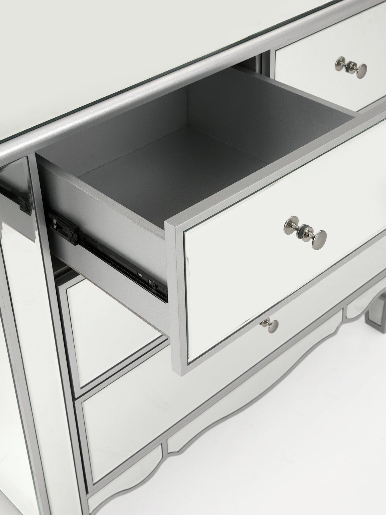 Image 4 of 7 of Very Home Mirage&nbsp;Mirrored 2 + 2 Drawer Chest&nbsp;- FSC&reg; Certified