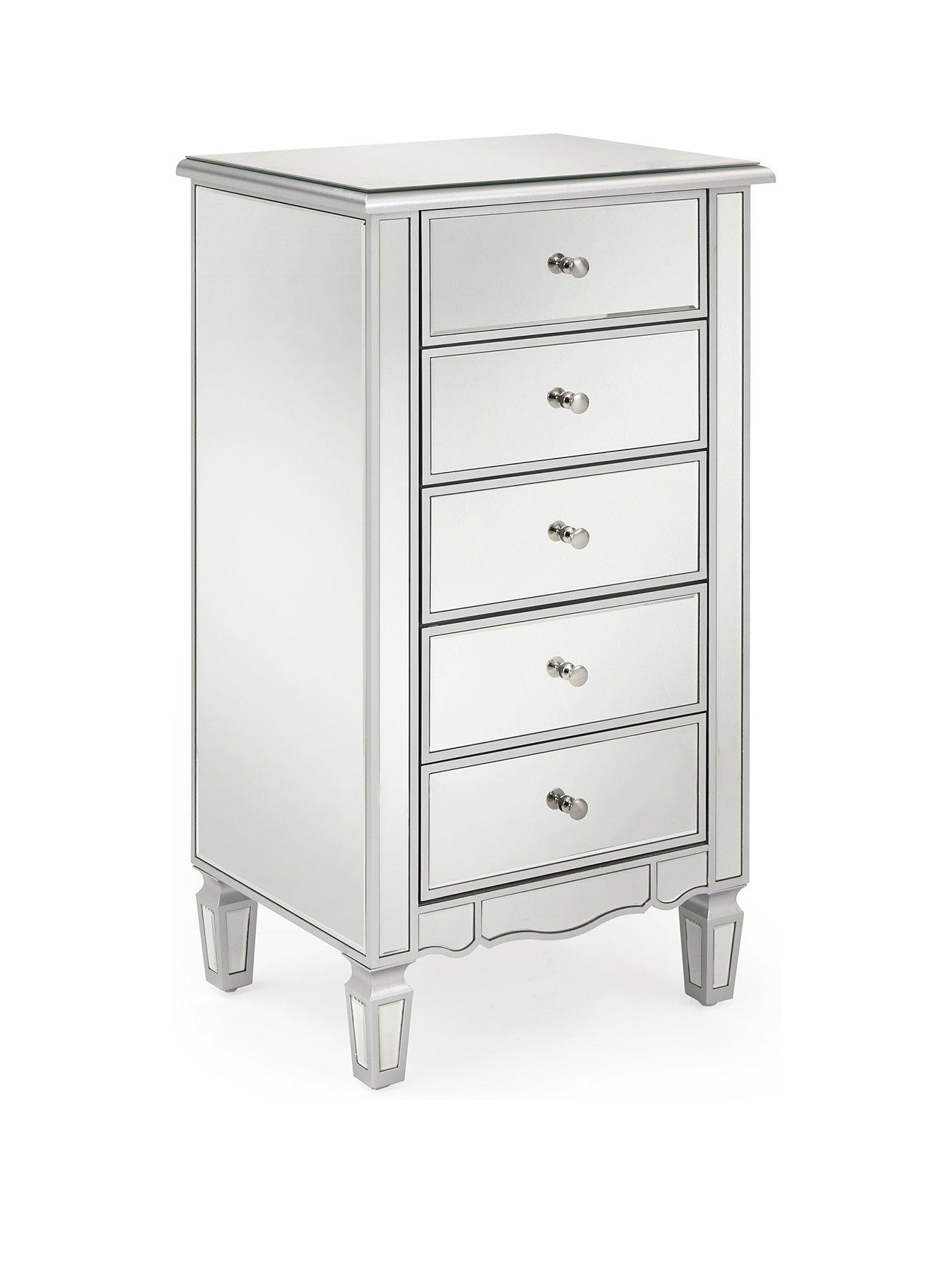 Image 3 of 7 of Very Home Mirage Mirrored 5 Drawer Chest&nbsp;- FSC&reg; Certified