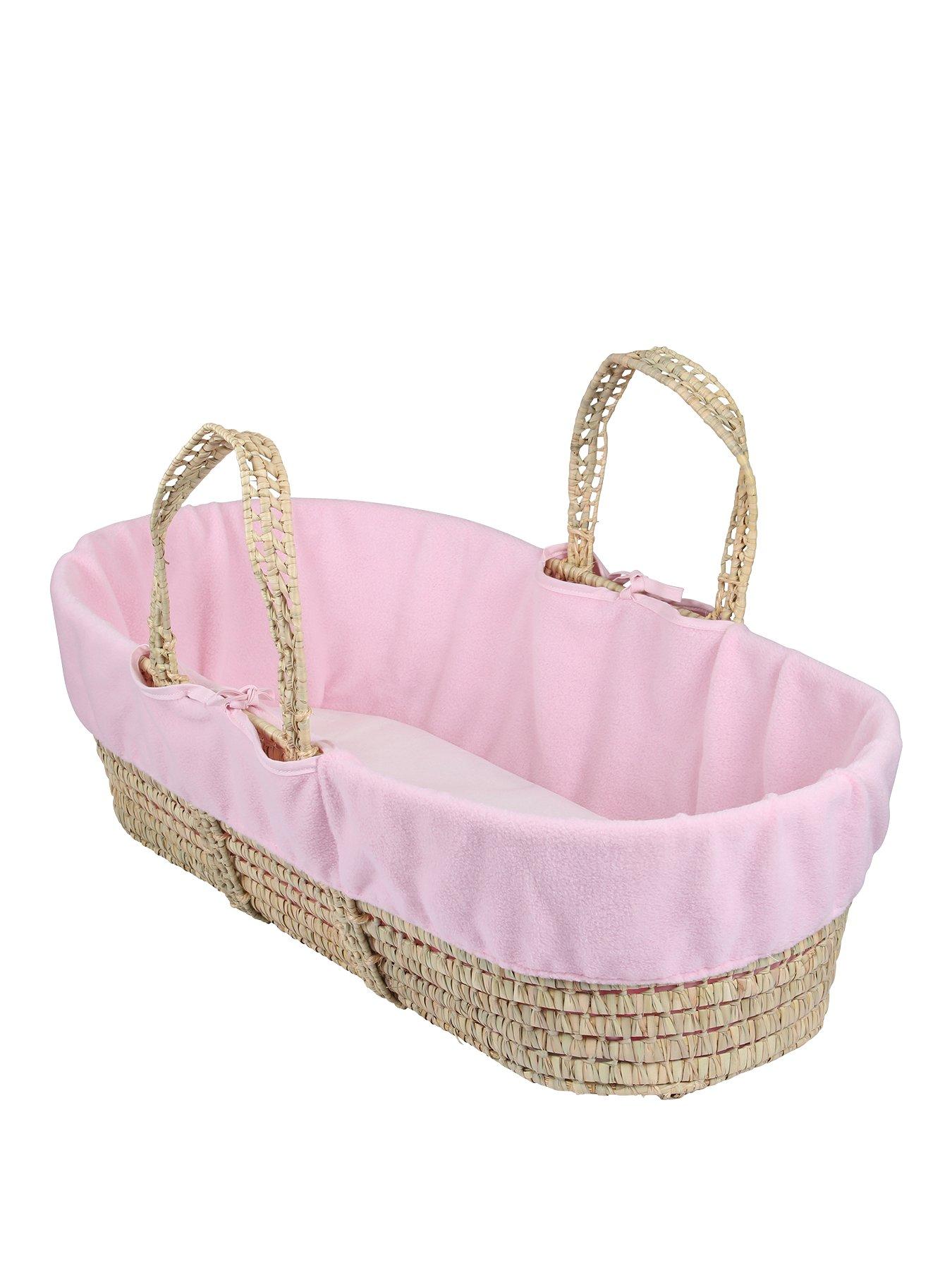 hard wicker moses basket