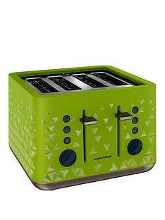 Green Kettles Toasters Electricals Www Littlewoods Morphy Richards Prism 4 Slice Toaster Green