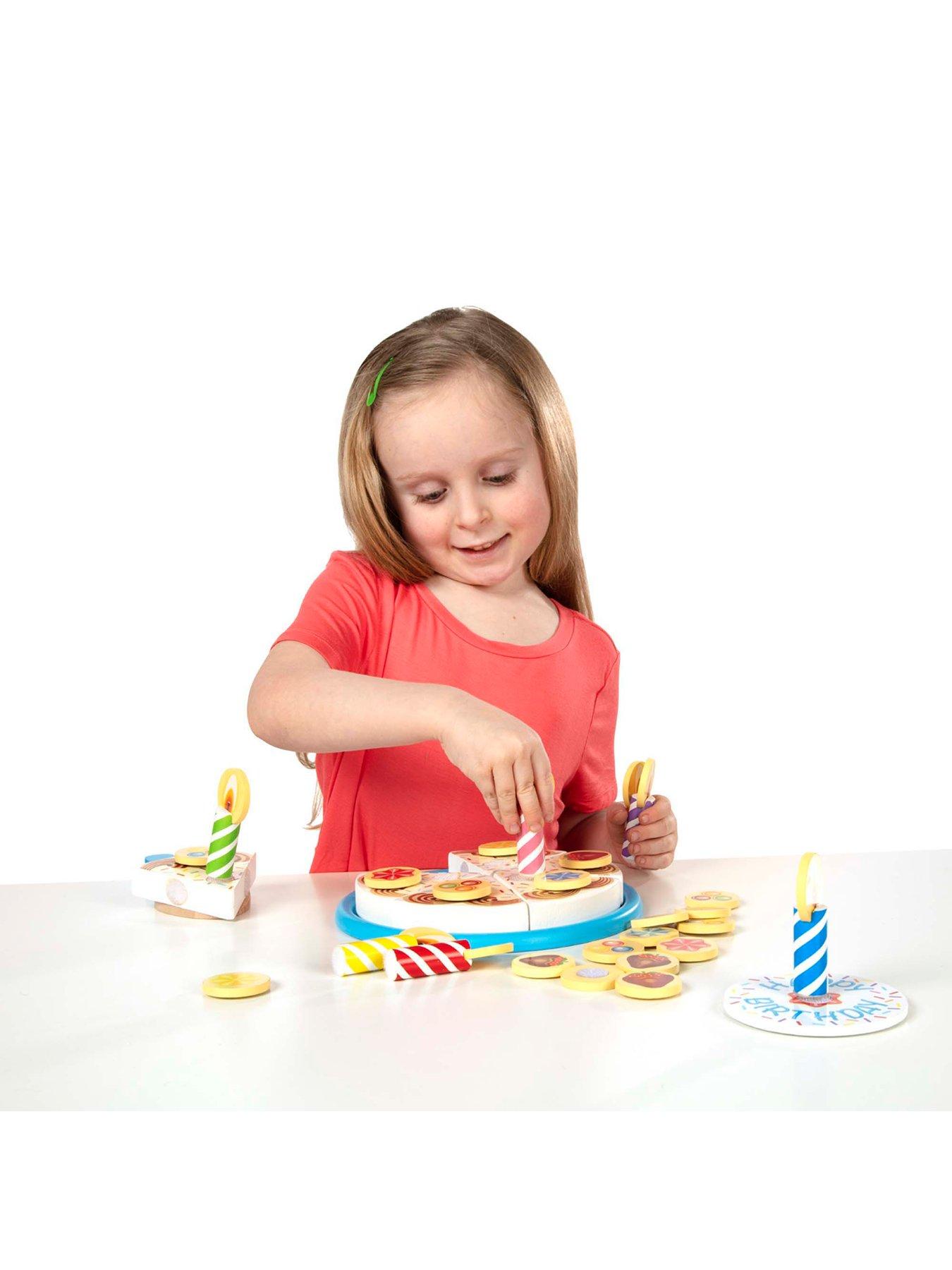 Image 4 of 4 of Melissa & Doug Wooden Birthday Cake