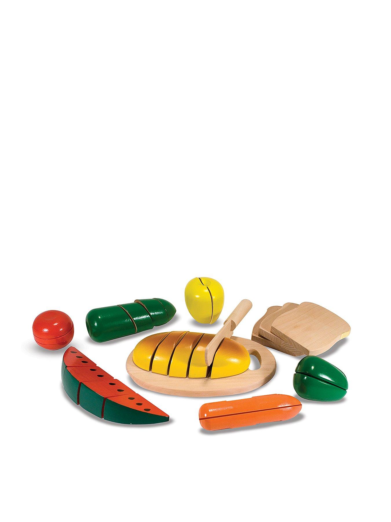 Melissa & Doug Wooden Cutting Food Set