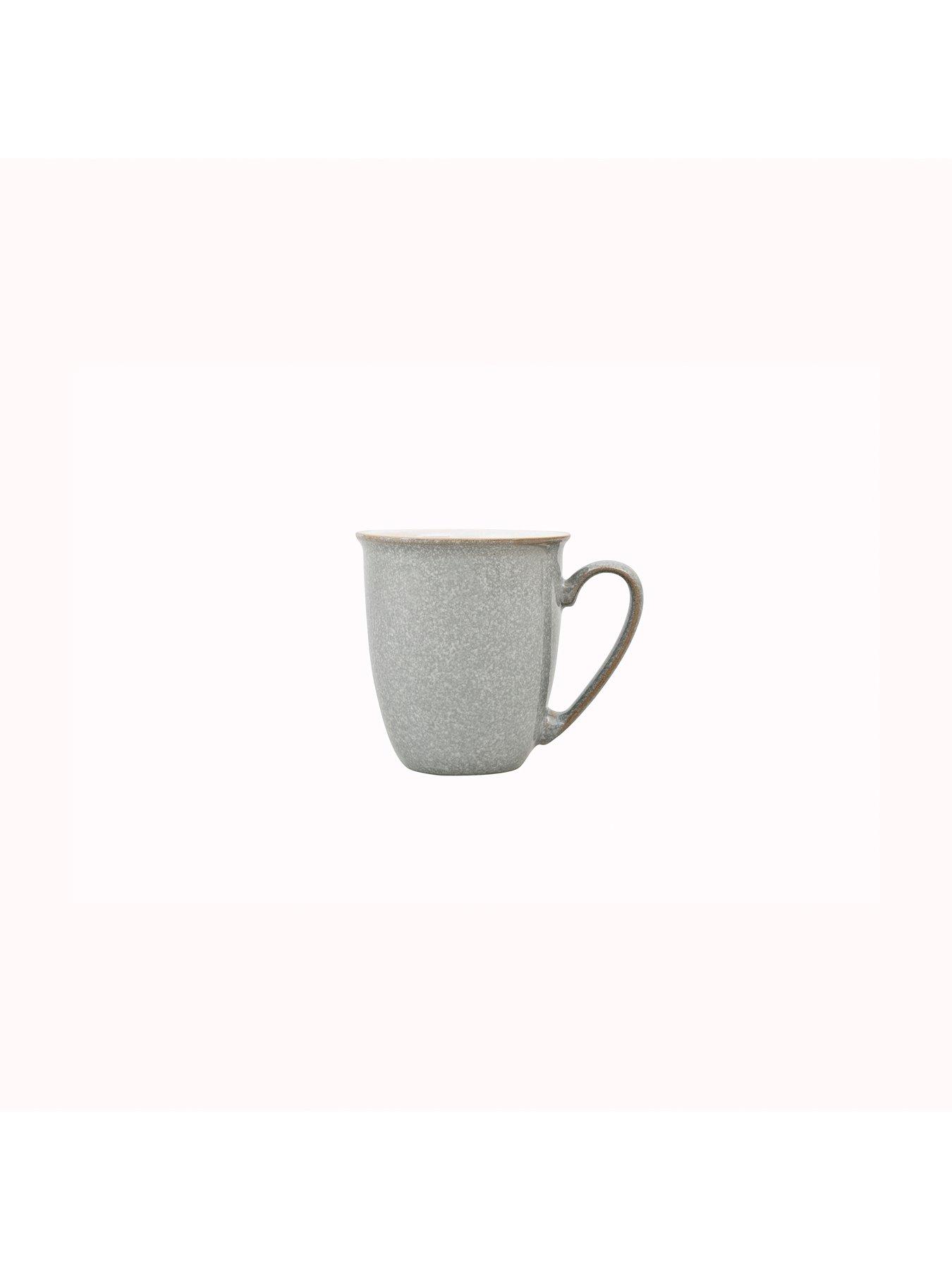 Image 2 of 5 of Denby Elements Set of 4 Coffee Mugs &ndash; Light Grey