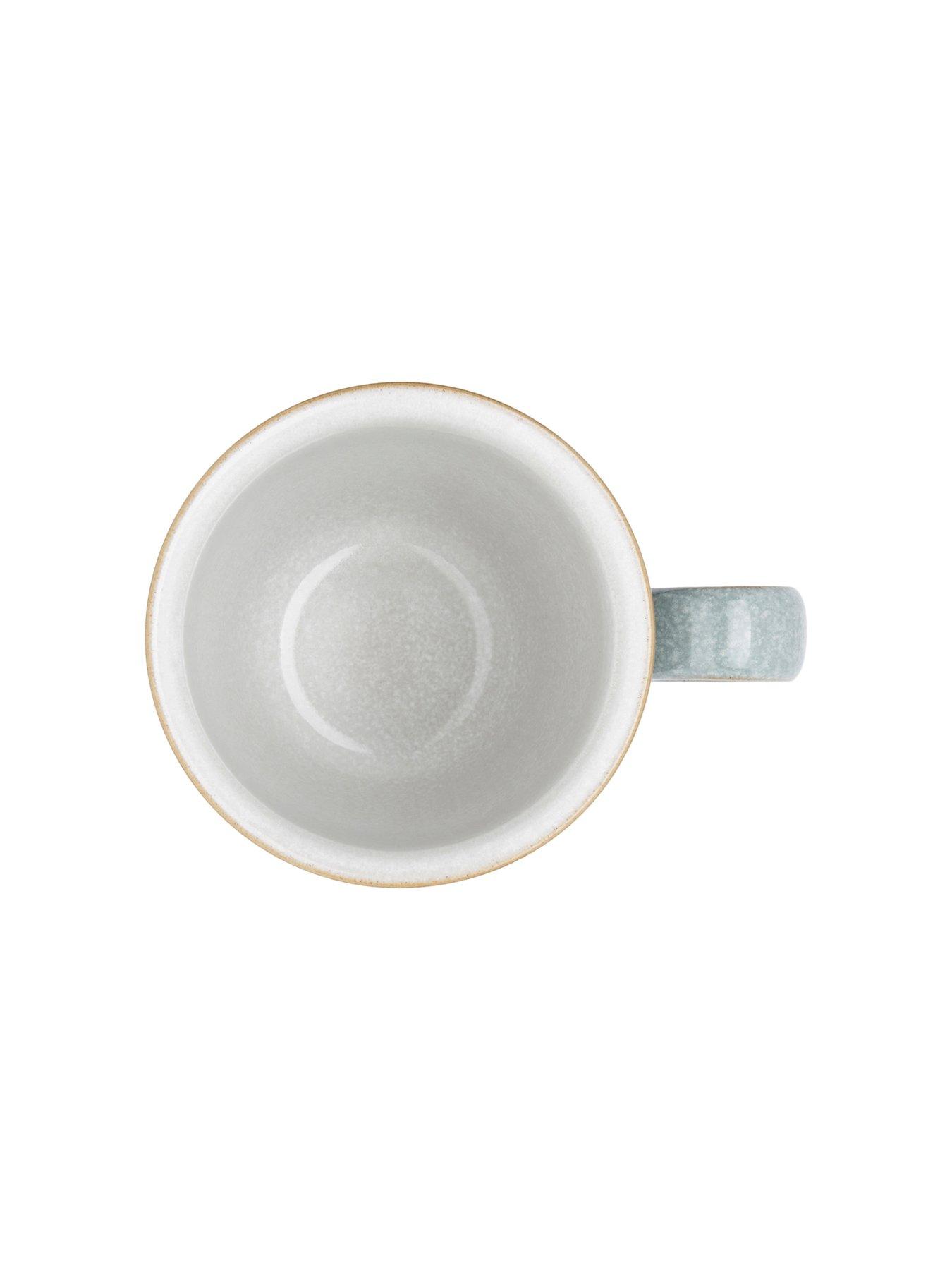 Image 3 of 5 of Denby Elements Set of 4 Coffee Mugs &ndash; Light Grey