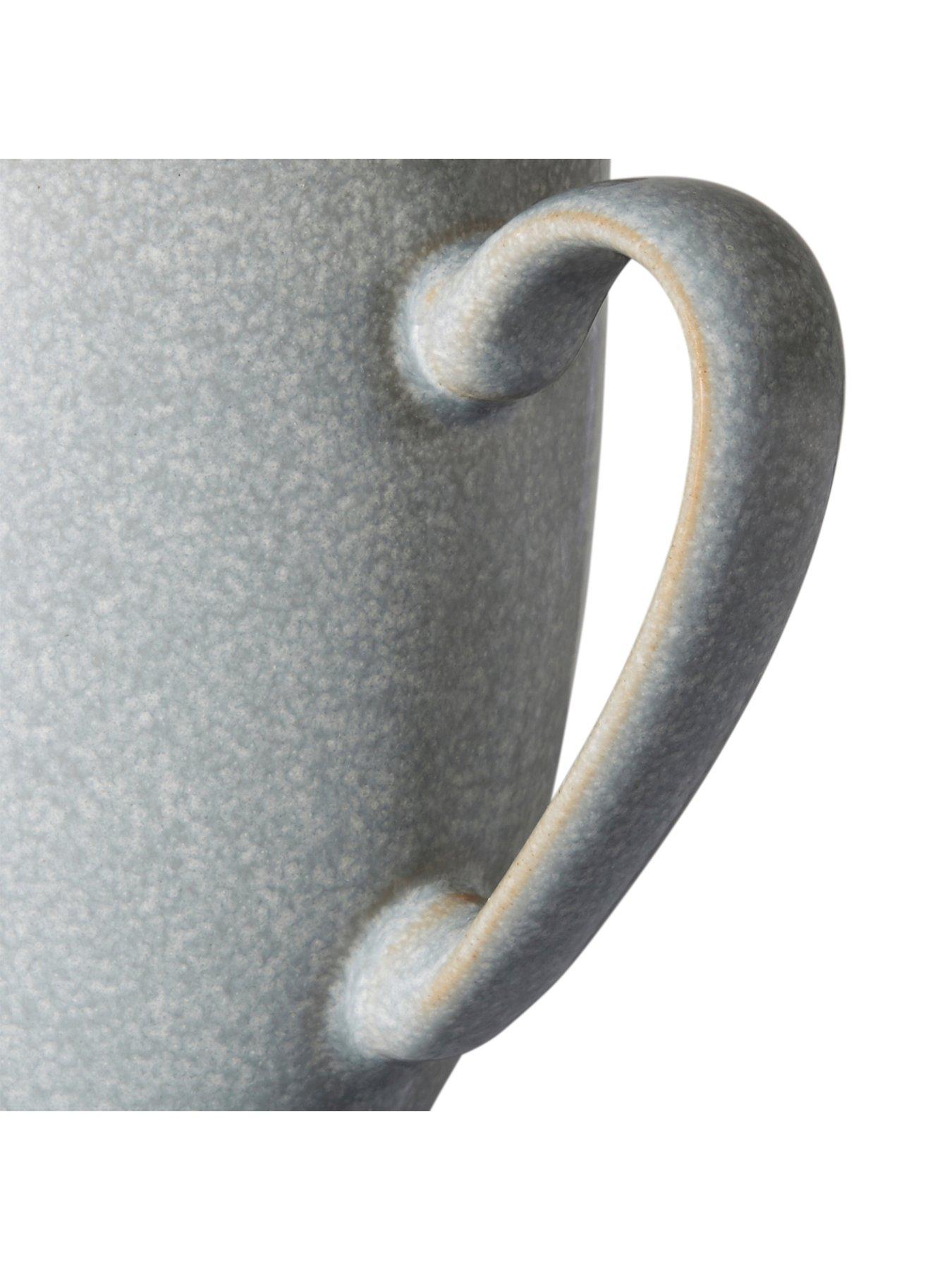 Image 4 of 5 of Denby Elements Set of 4 Coffee Mugs &ndash; Light Grey
