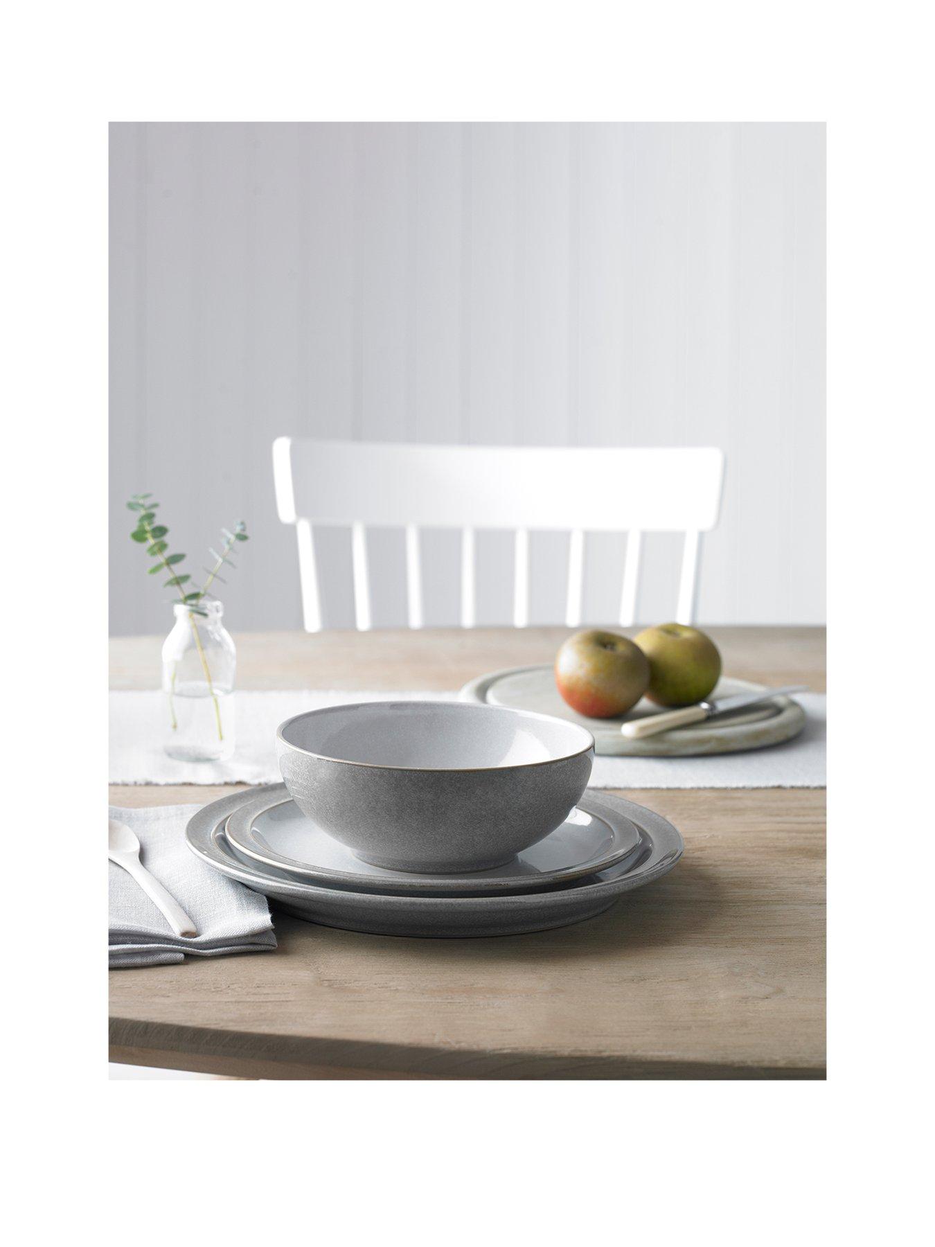 Image 1 of 5 of Denby Elements 12-piece Dining Set &ndash; Light Grey