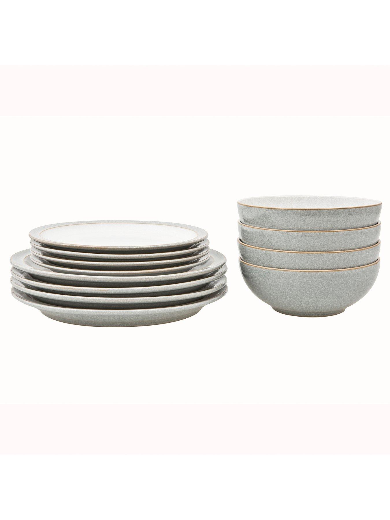 Image 5 of 5 of Denby Elements 12-piece Dining Set &ndash; Light Grey