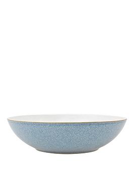 Denby   Elements Serving Bowl - Light Blue