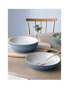 Denby Denby Elements 4-Piece Pasta Bowl Set - Blue Picture