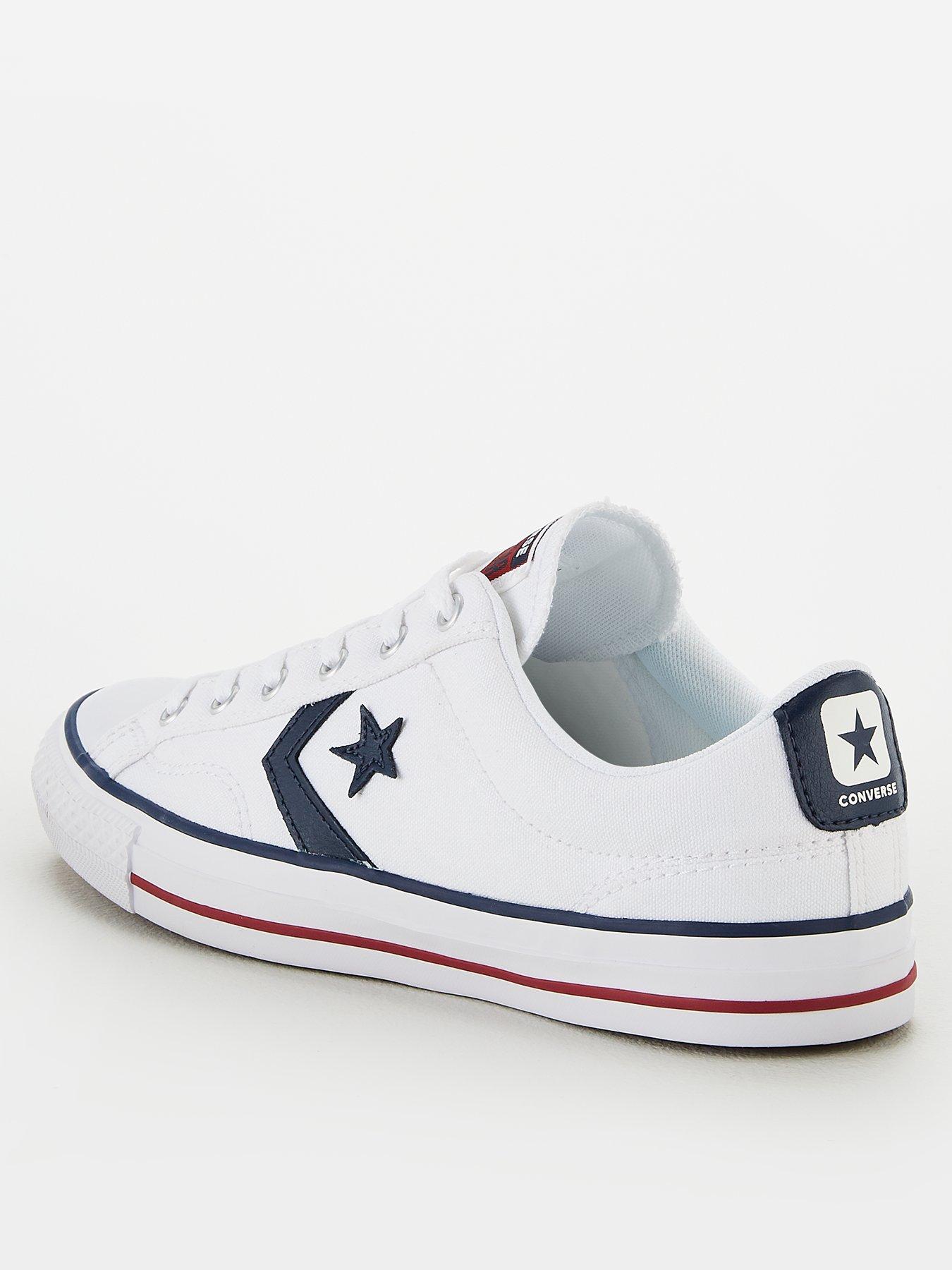 converse star player white