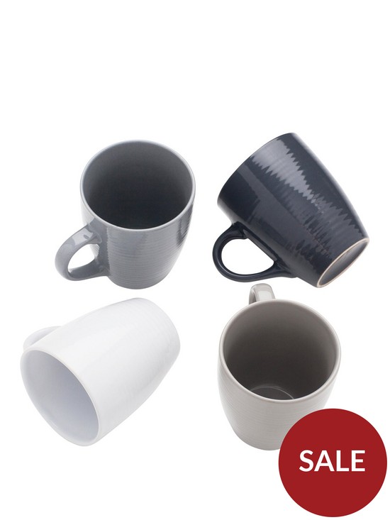 front image of sabichi-set-of-4-textured-mugs