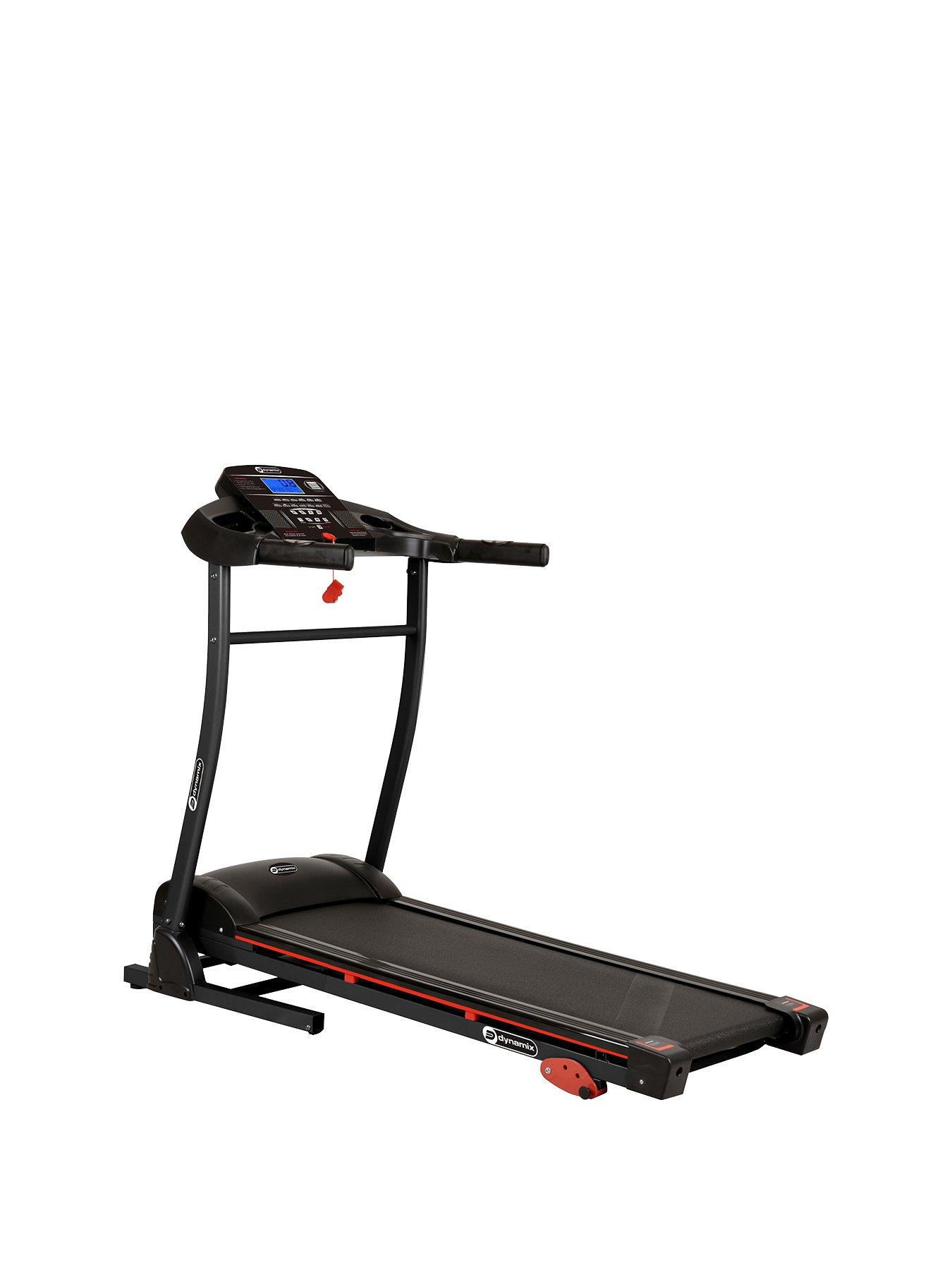 Dynamix T200D Foldable Motorised Treadmill With Manual Incline littlewoods