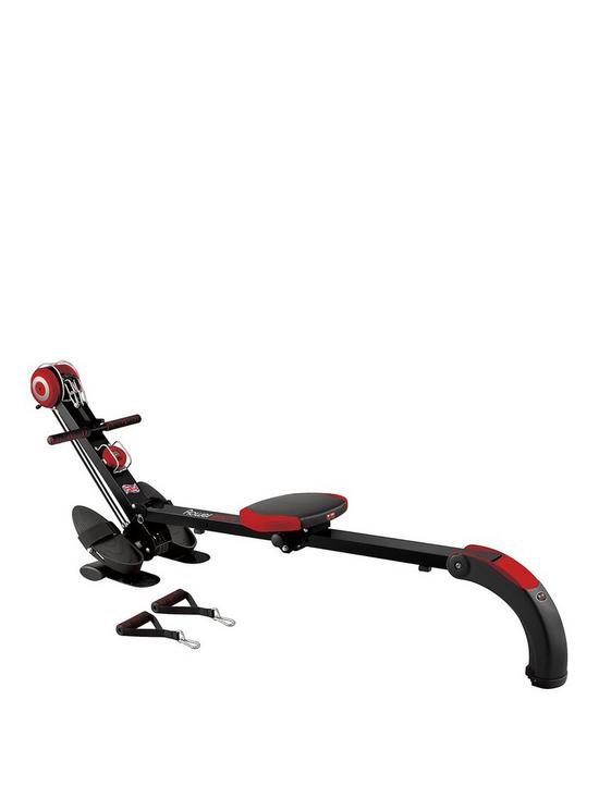 front image of body-sculpture-foldable-rower-and-gym-with-dvd
