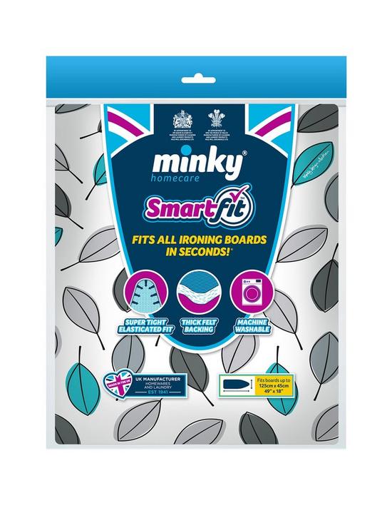 front image of minky-smartfit-one-size-fits-all-ironing-board-cover-ndash-125-x-45-cm