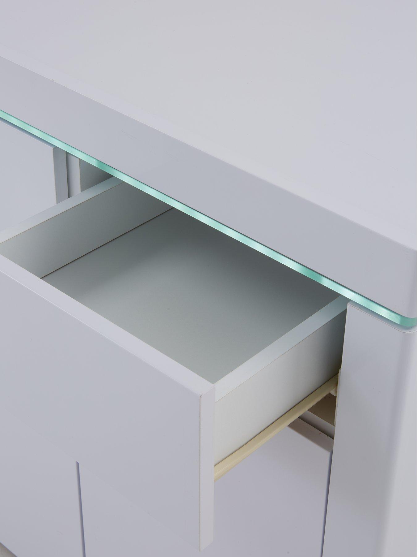  image of very-home-atlantic-large-gloss-sideboard-with-led-light