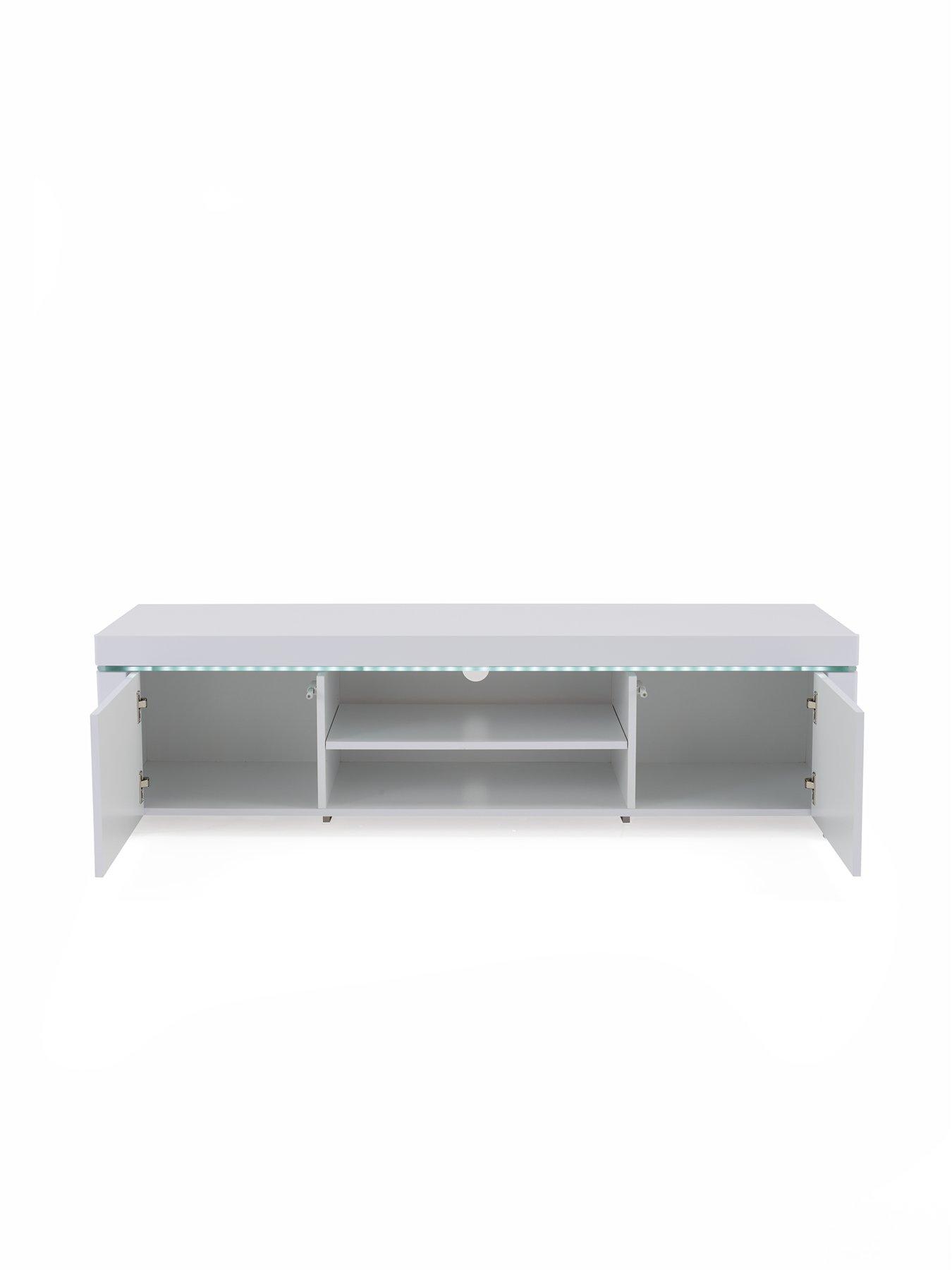 Image 4 of 6 of Very Home Atlantic Gloss TV Unit with LED Lights - fits up to 60 inch TV