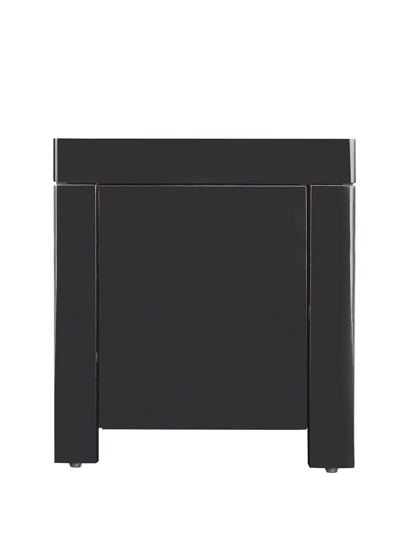 Black | Gloss | Tables | Home & garden Atlantic Gloss Lamp Table | Large