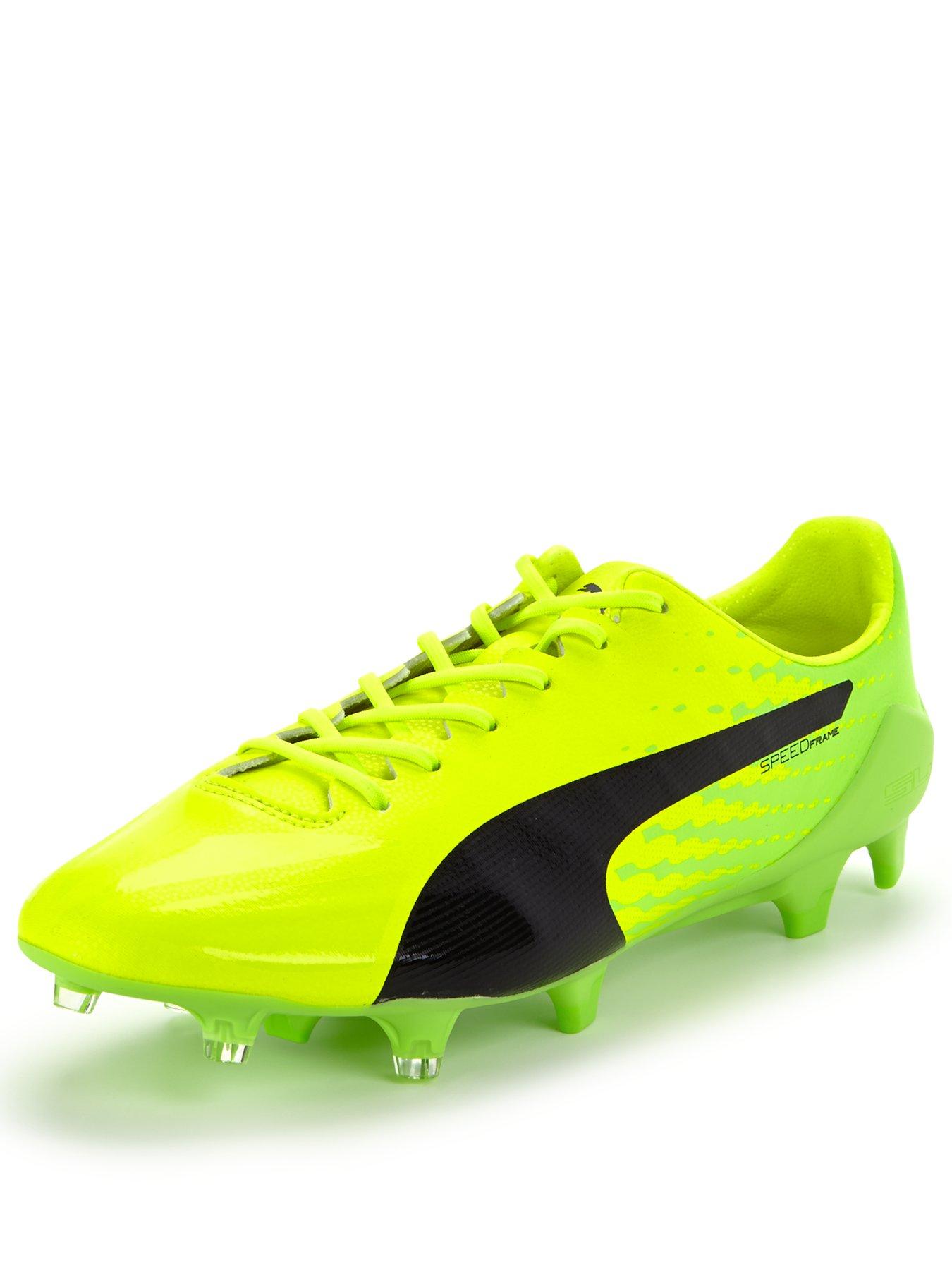 Puma evoSPEED 17.1 FG Football Boots Yellow | FOOTY.COM