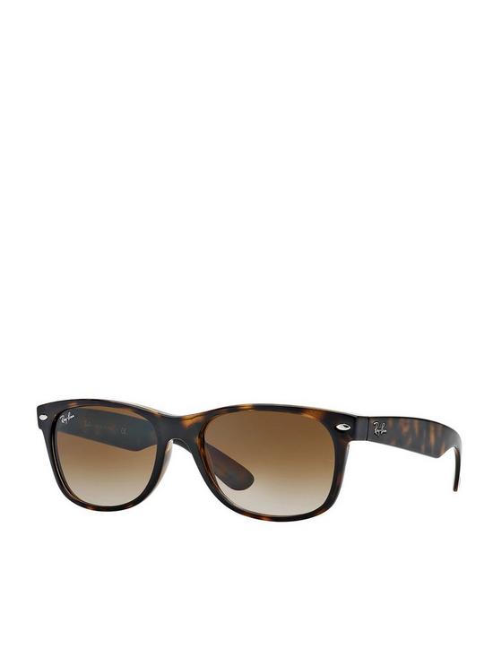 front image of ray-ban-new-wayfarer-sunglasses--nbsplight-havana