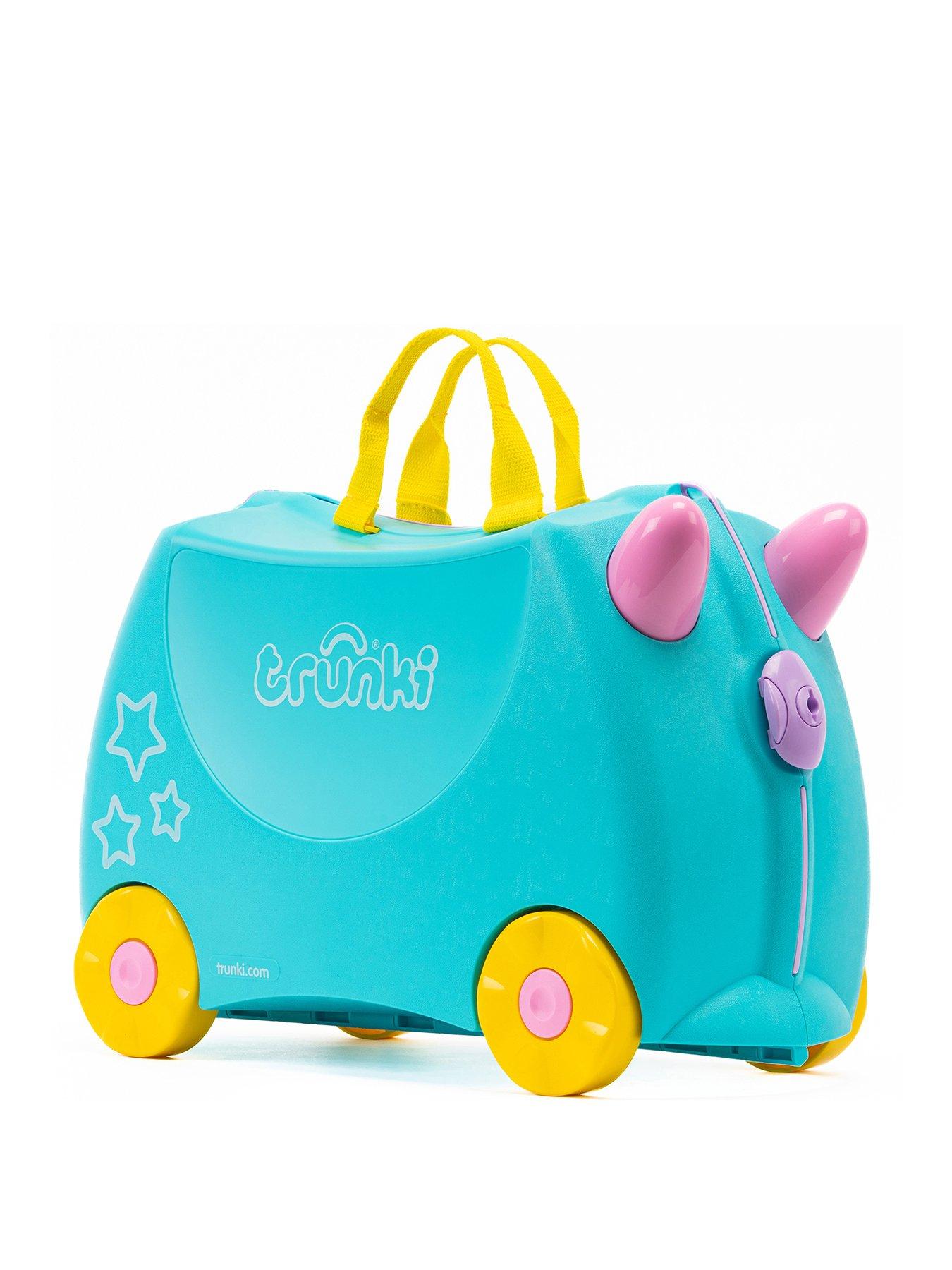 Image 1 of 8 of trunki Ride-On Suitcase - Una the Unicorn