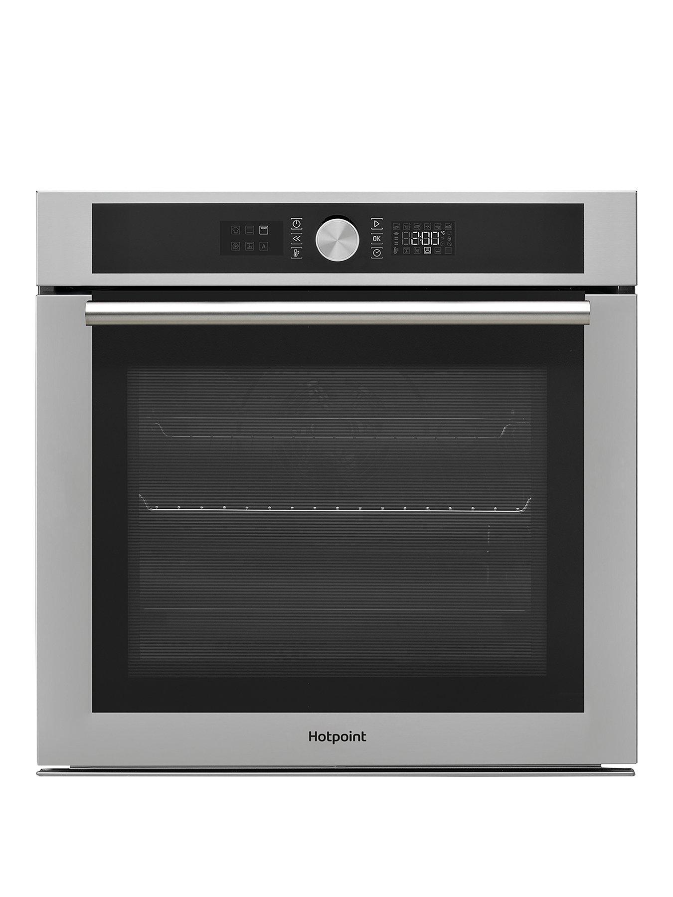 front image of hotpoint-class-4-multiflow-si4854pix-60cm-built-in-electric-single-oven-stainless-steel