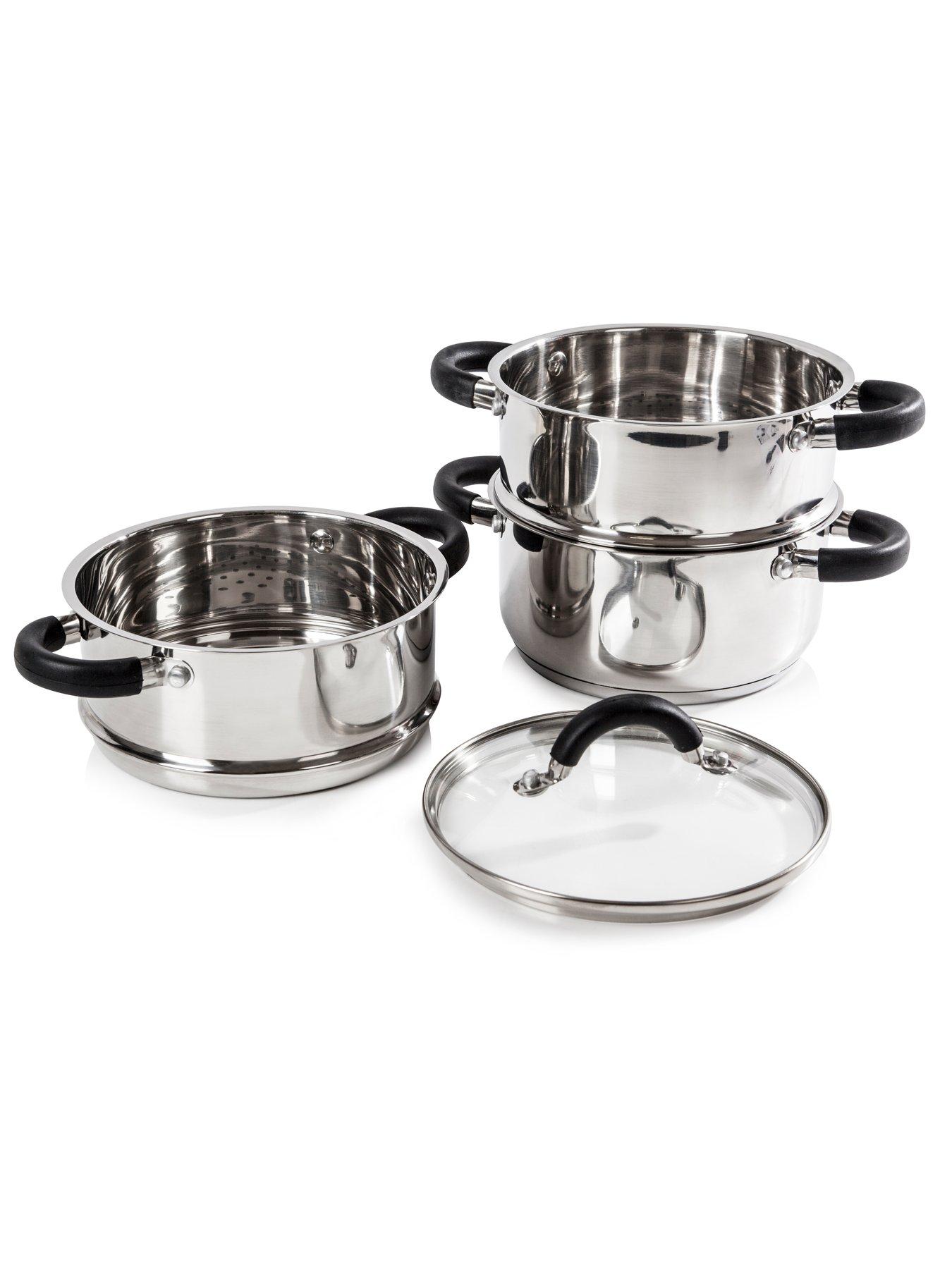Image 2 of 6 of Tower Essentials 18cm 3-Tier Steamer