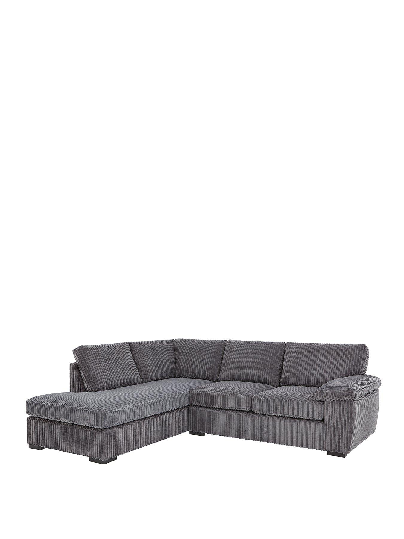 stillFront image of very-home-amalfi-standard-back-fabric-left-hand-corner-chaise-sofa-charcoal-fscreg-certified