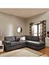  image of very-home-amalfinbspright-hand-standard-back-fabric-corner-chaise-sofa--