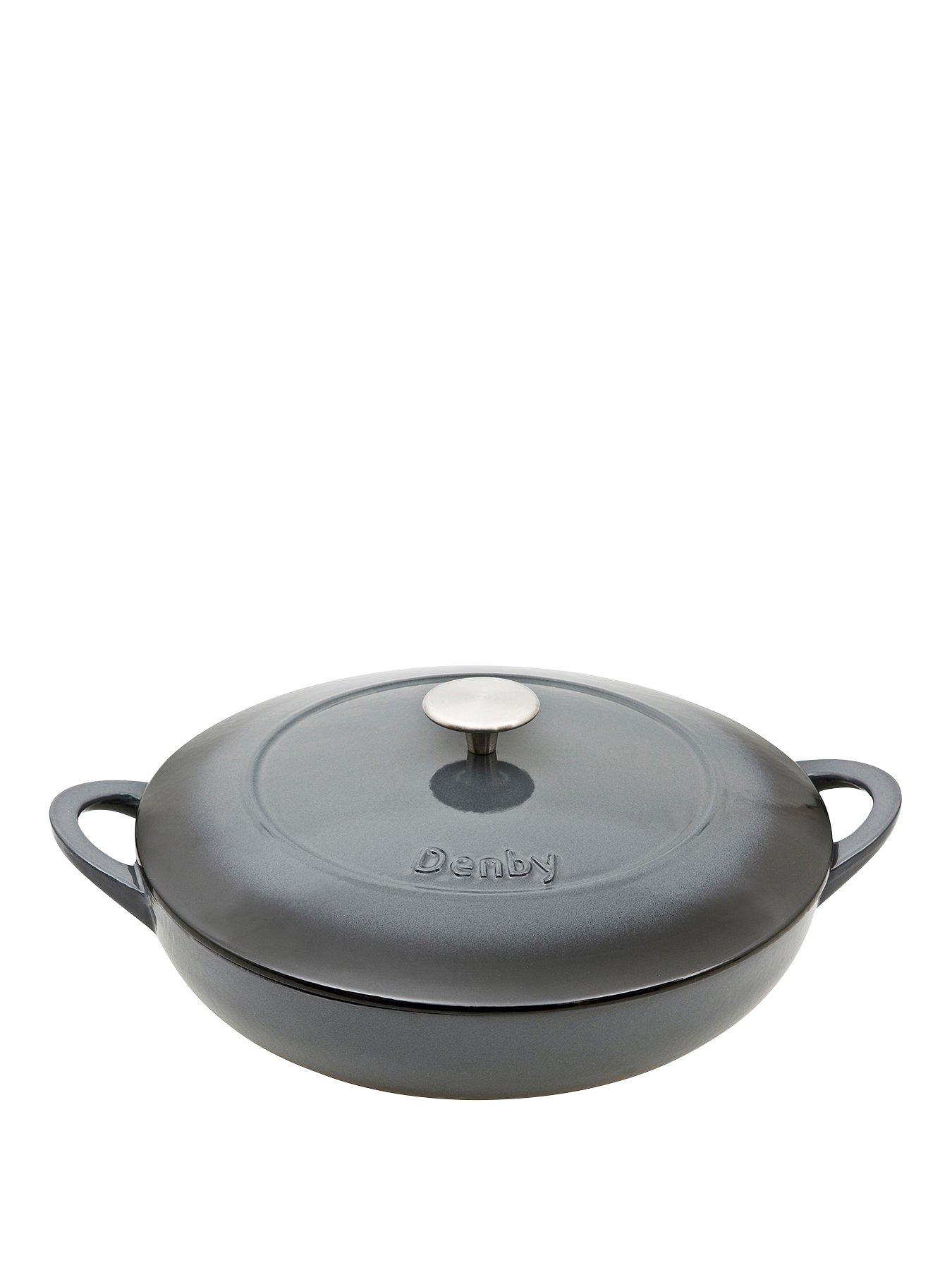 Image 1 of 1 of Denby Halo 30cm Cast Iron Shallow Casserole Pot