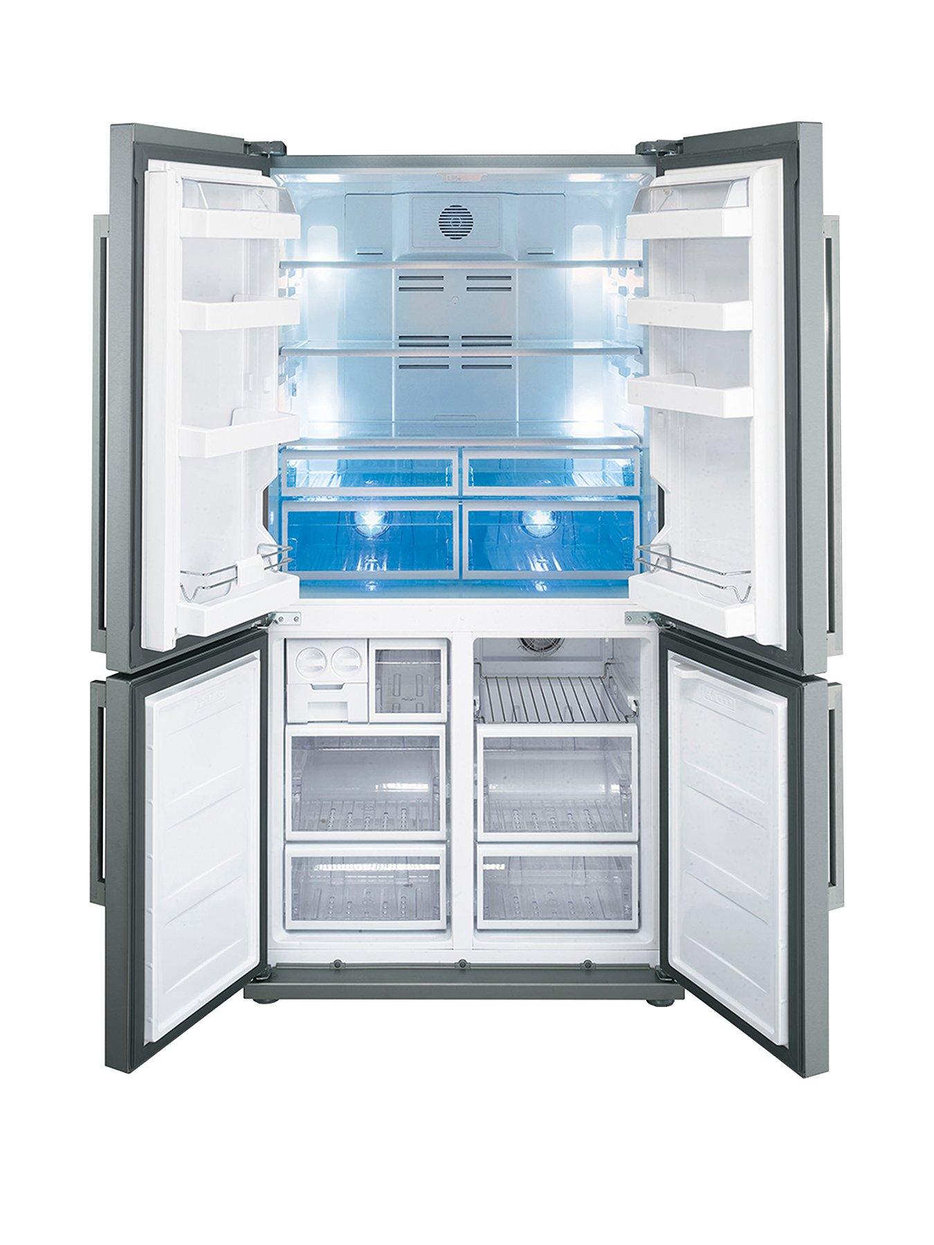 Smeg Fq60xp American Style 4 Door No Frost Fridge Freezer