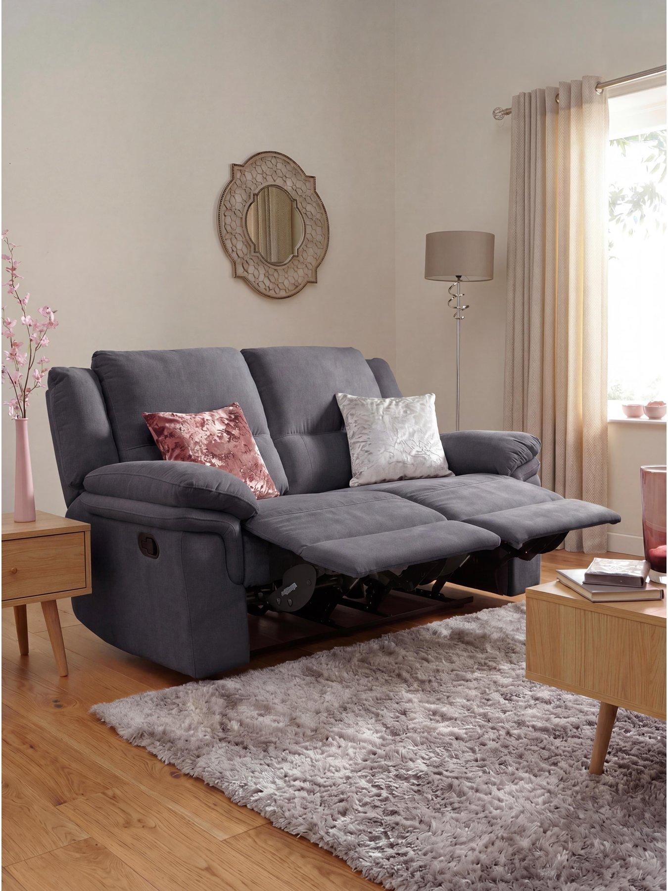 The Very Collection Albion Chenille 2 Seater High Back Manual Recliner Sofa - FSC® Certified