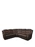  image of rothburynbspluxury-fauxnbspleather-manual-recliner-corner-group-sofa