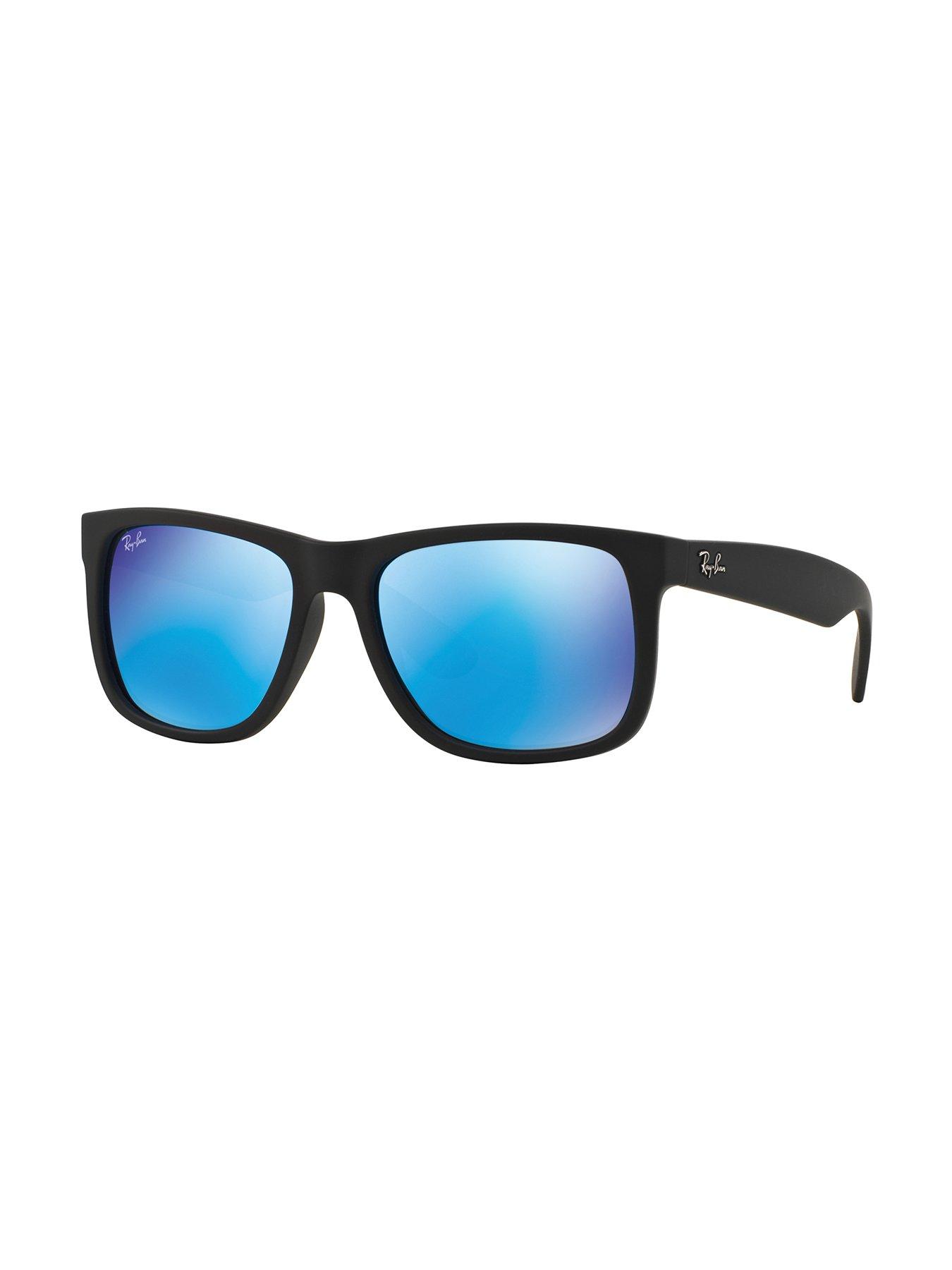 Ray Ban ORB4165 Justin Square Sunglasses Black littlewoods