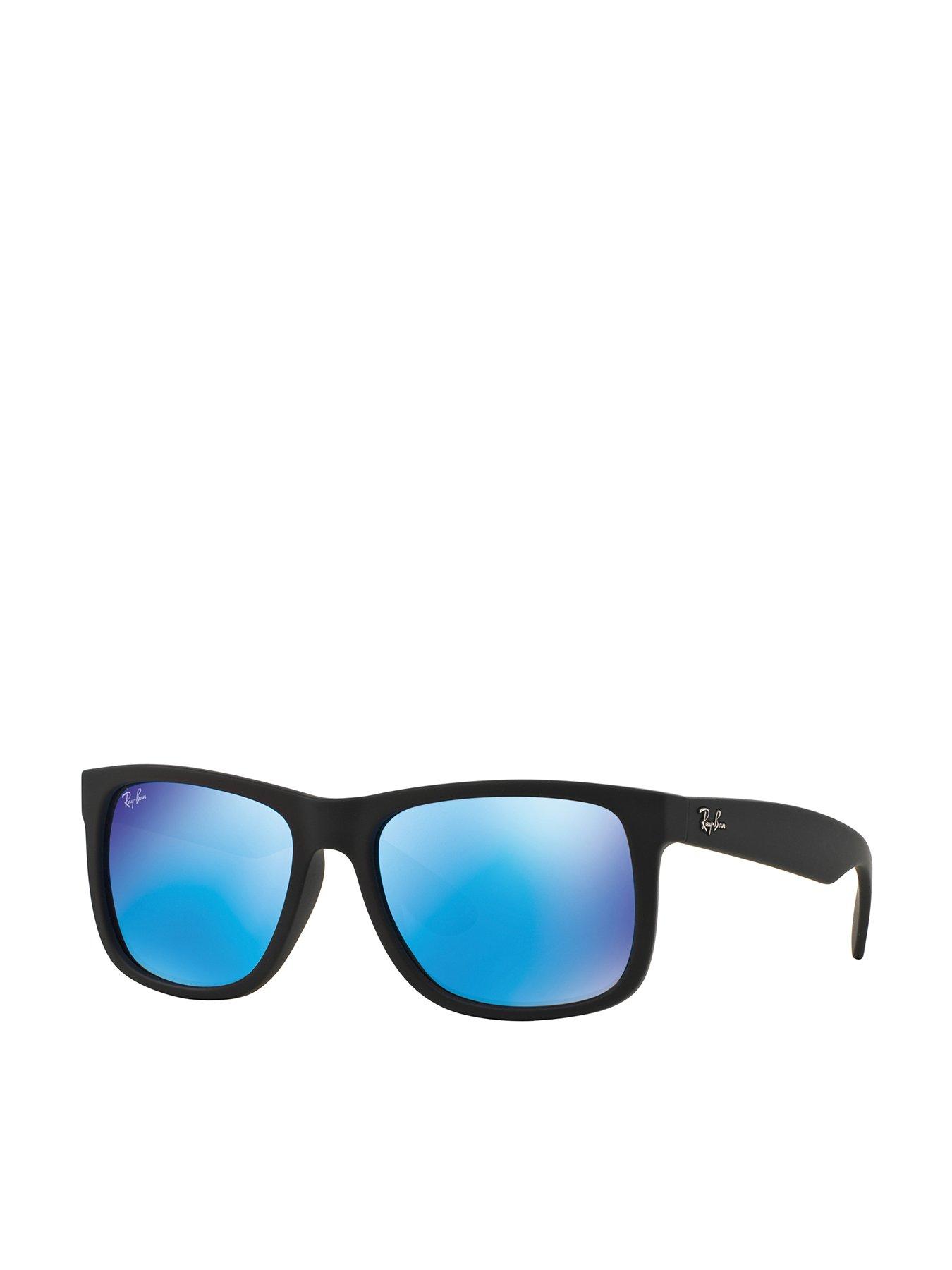 Image 1 of 3 of Ray-Ban ORB4165 Justin Square Sunglasses - Black