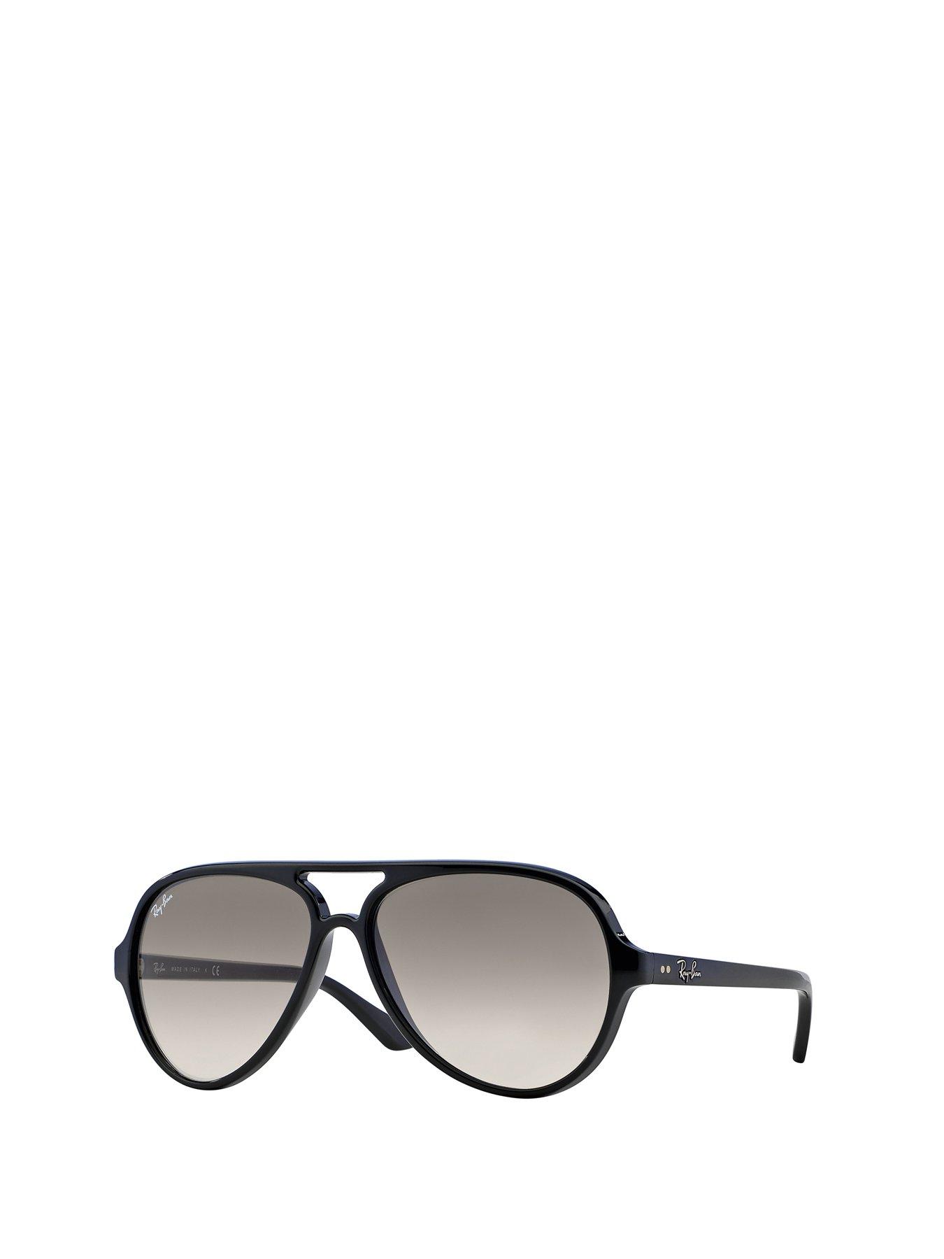 Ray-Ban ORB4125 Cats 5000 Aviator Sunglasses - Black