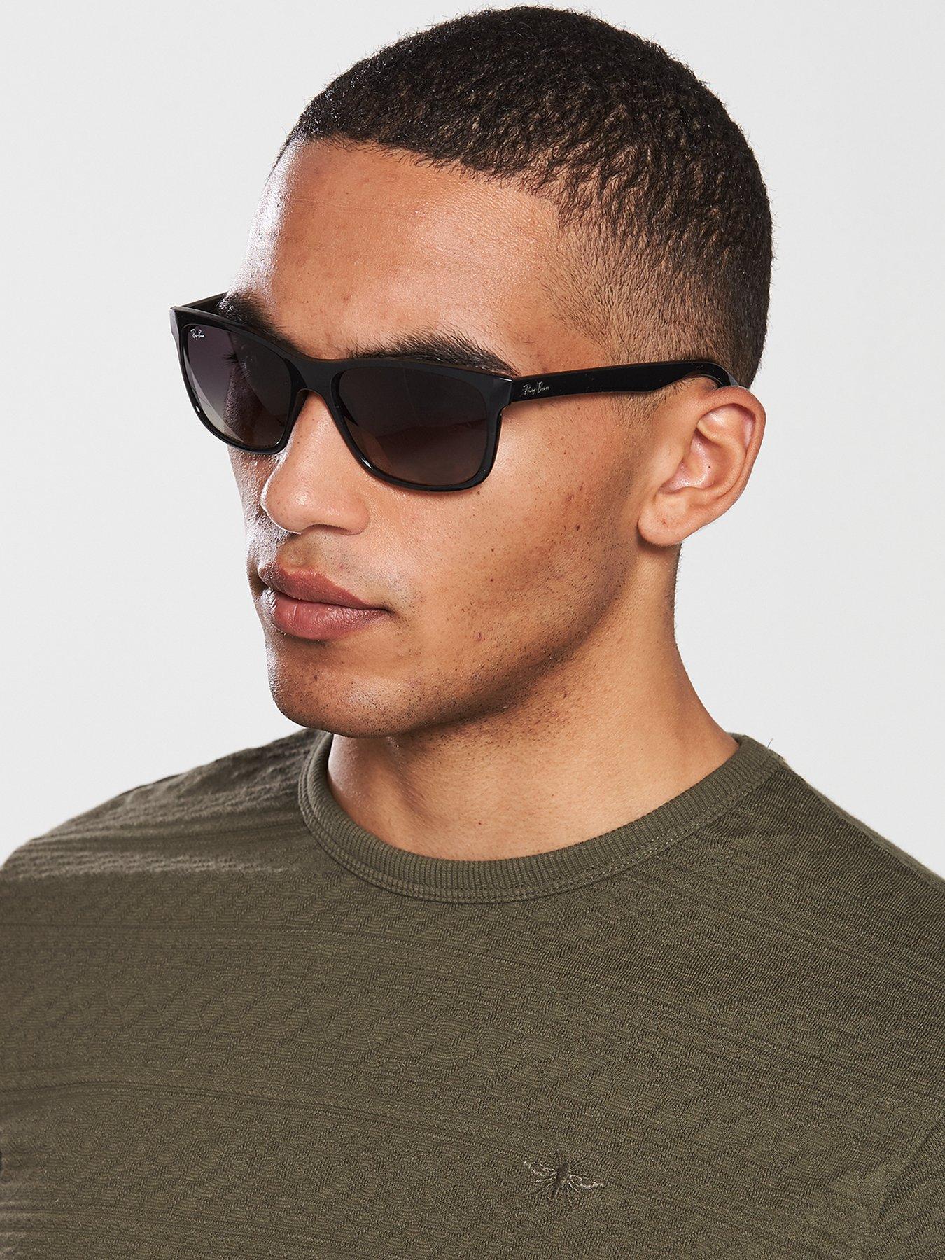 Ray-Ban ORB4181 Classic Square Sunglasses Black Littlewoods