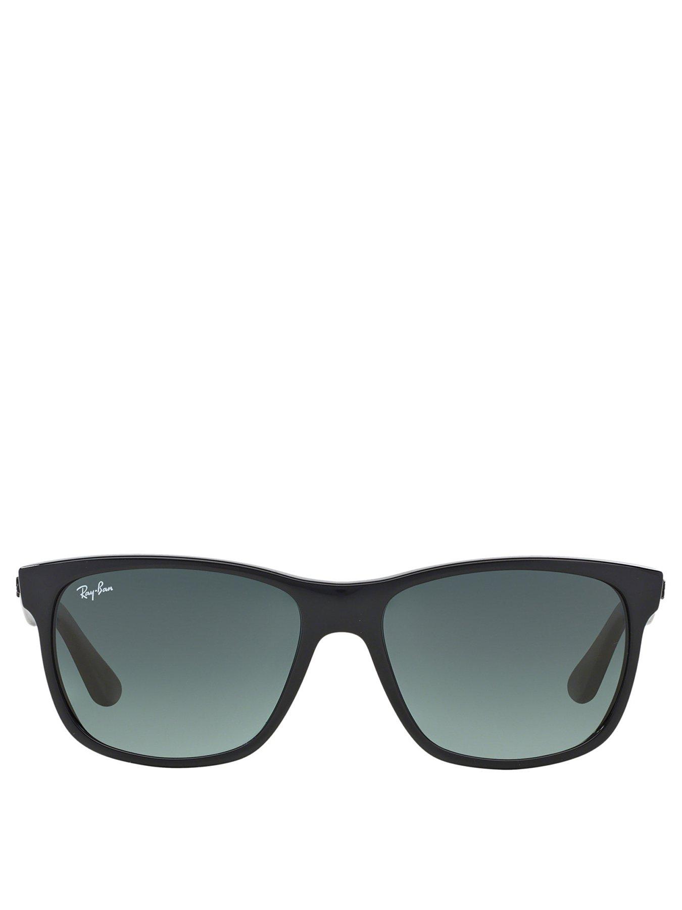 Image 4 of 4 of Ray-Ban ORB4181 Classic Square Sunglasses - Black