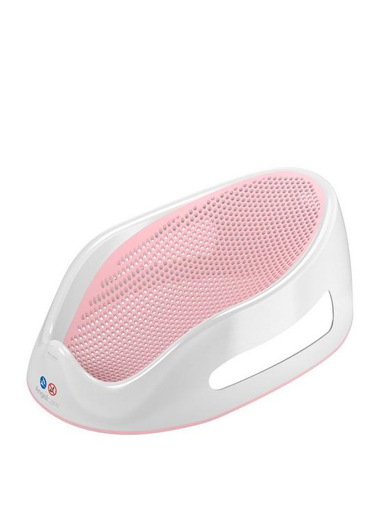 front image of angelcare-soft-touch-bath-support-pink